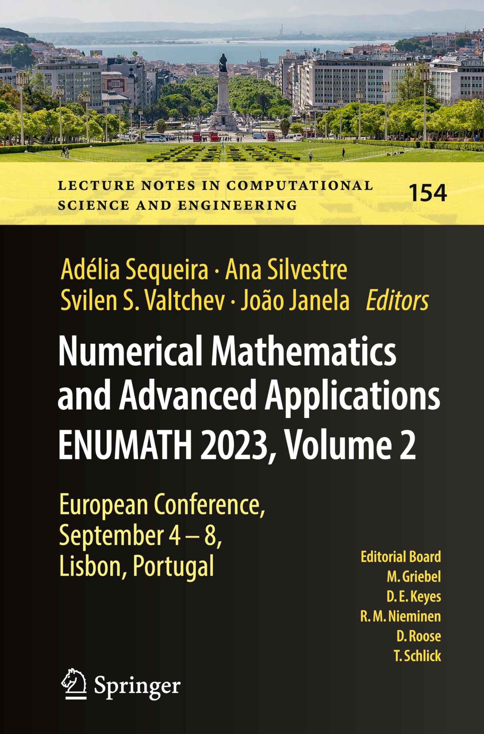 Numerical Mathematics and Advanced Applications Enumath 2023: European Conference, Lisbon, Portugal, September 4 - 8 (2) book