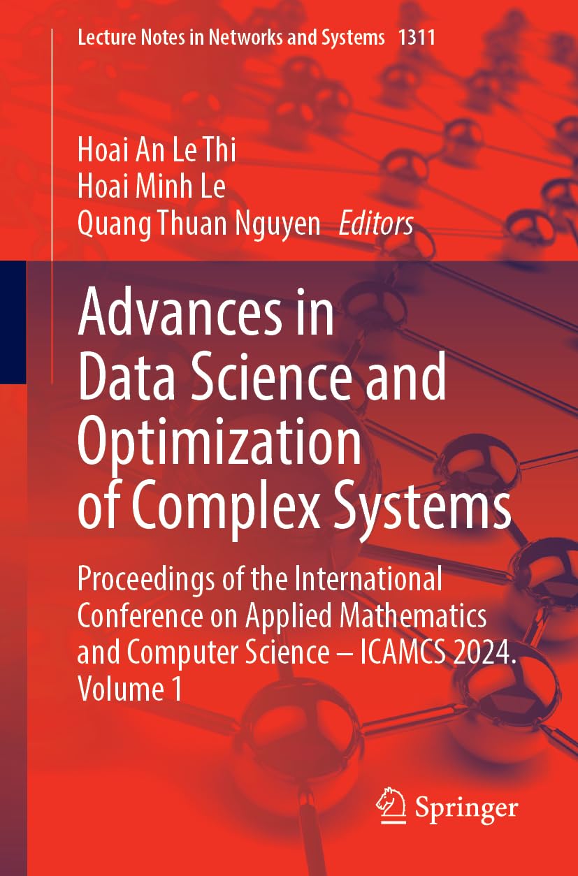 Product Image: Advances in Data Science and Optimization of Complex Systems