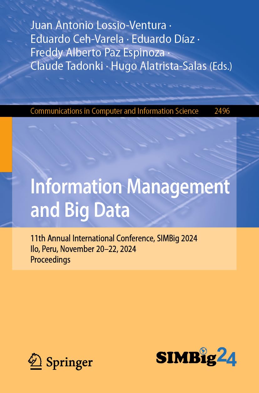Information Management and Big Data Hobbies & Crafts