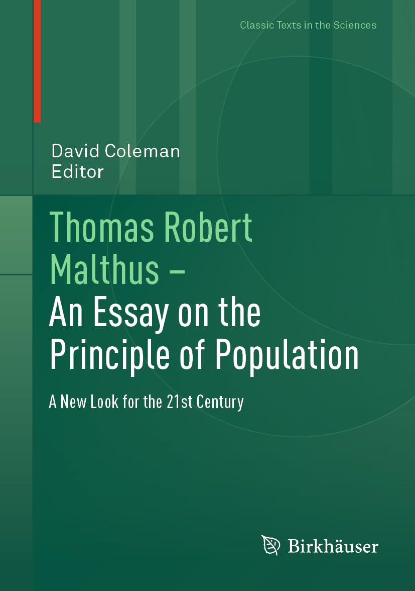 Thomas Robert Malthus - An Essay on the Principle of Population Law