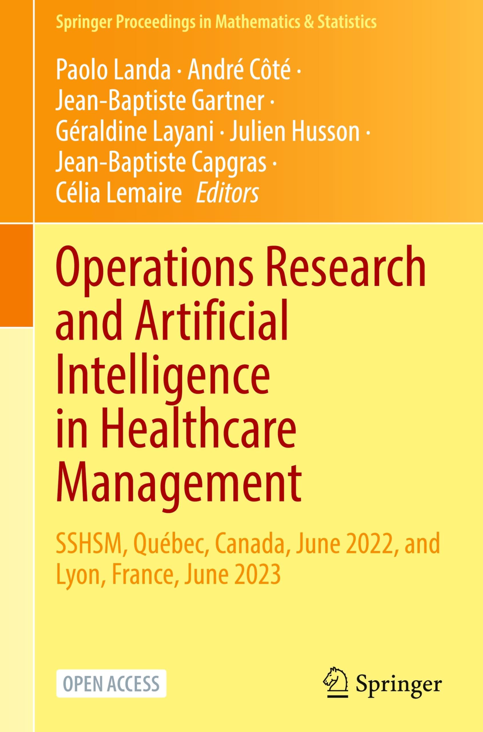 Operations Research and Artificial Intelligence in Healthcare Management Business, Finance & Career