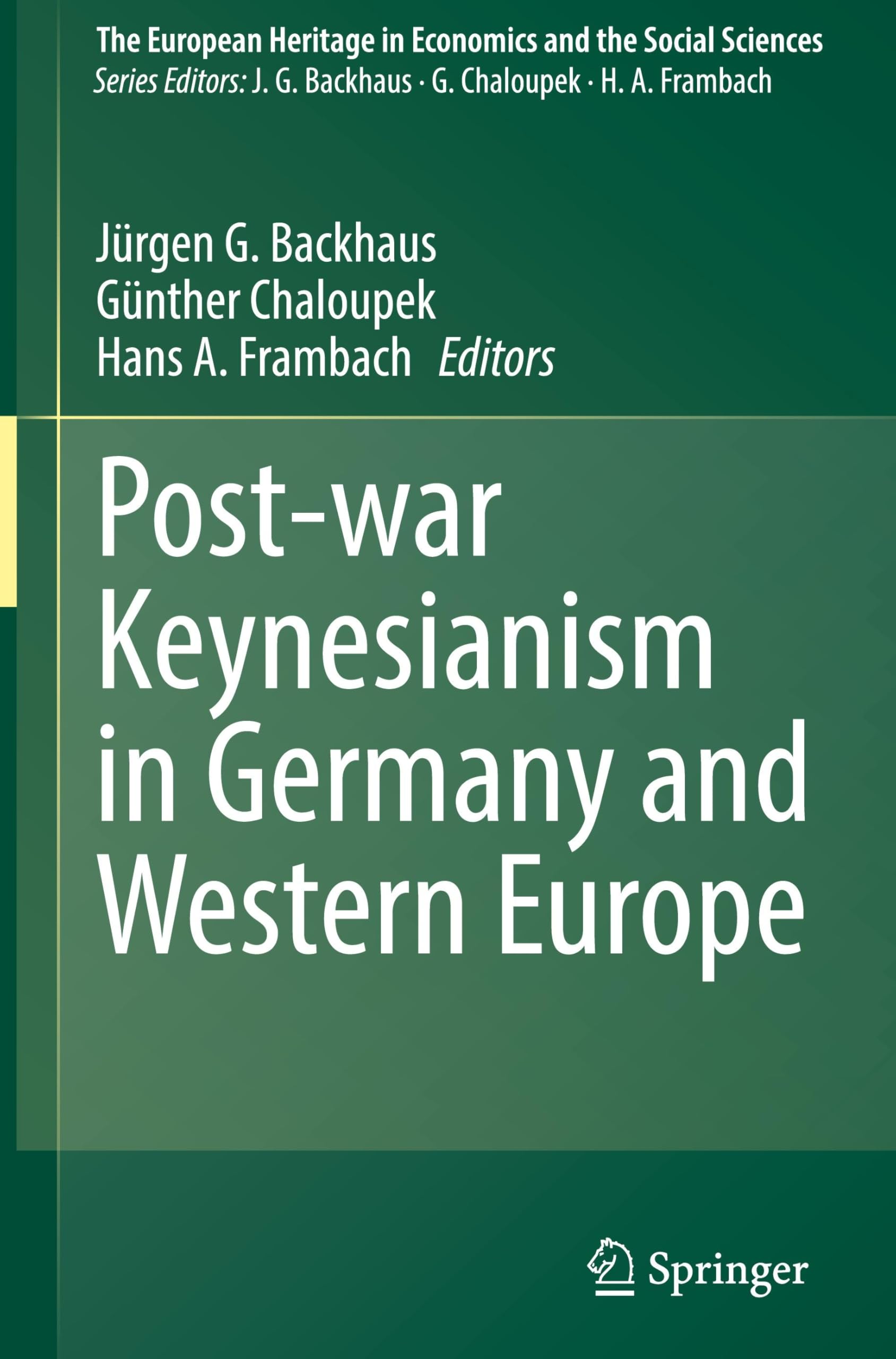 Post-war Keynesianism in Germany and Western Europe Law