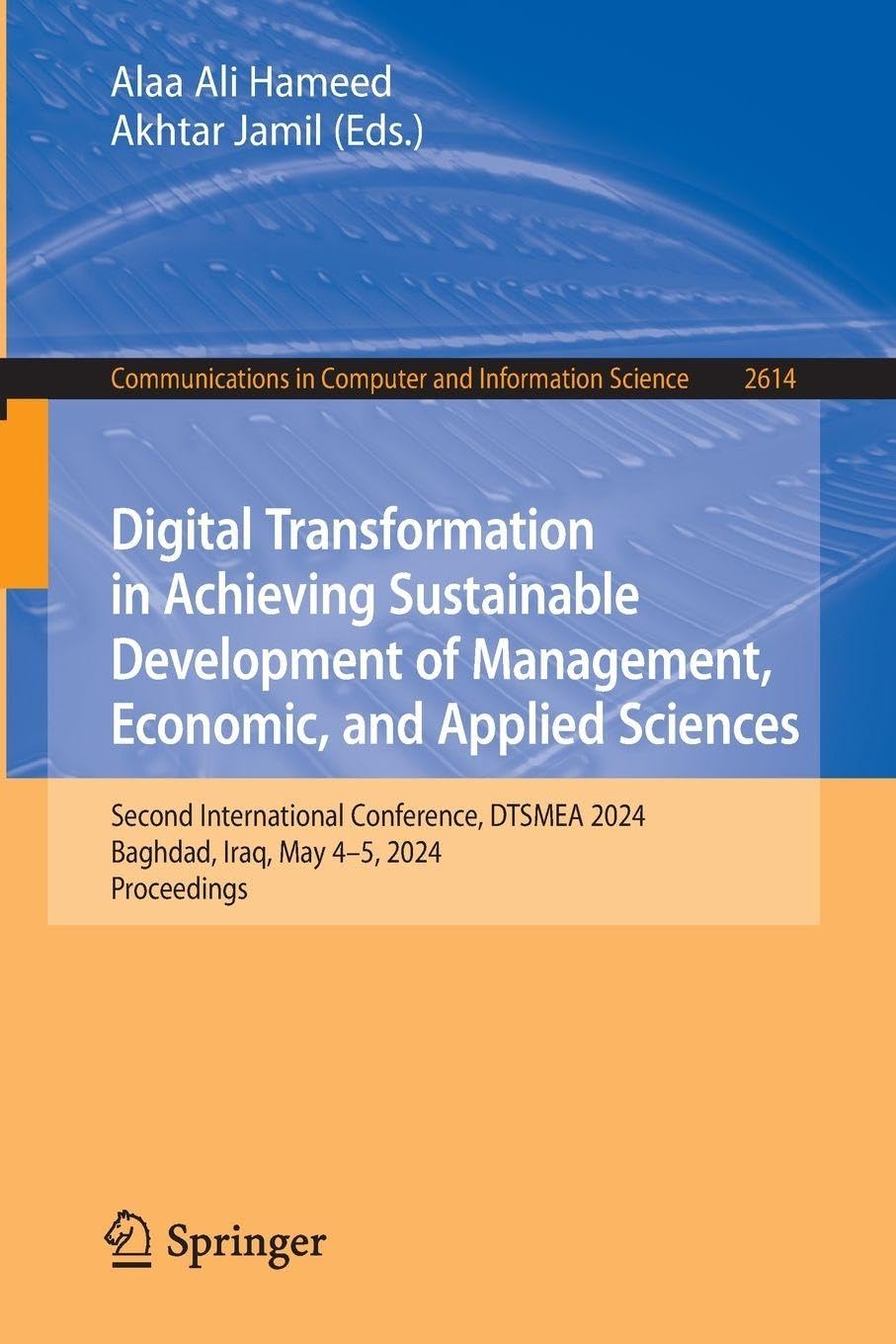 Digital Transformation in Achieving Sustainable Development of Management, Economic, and Applied Sciences Business, Finance & Career
