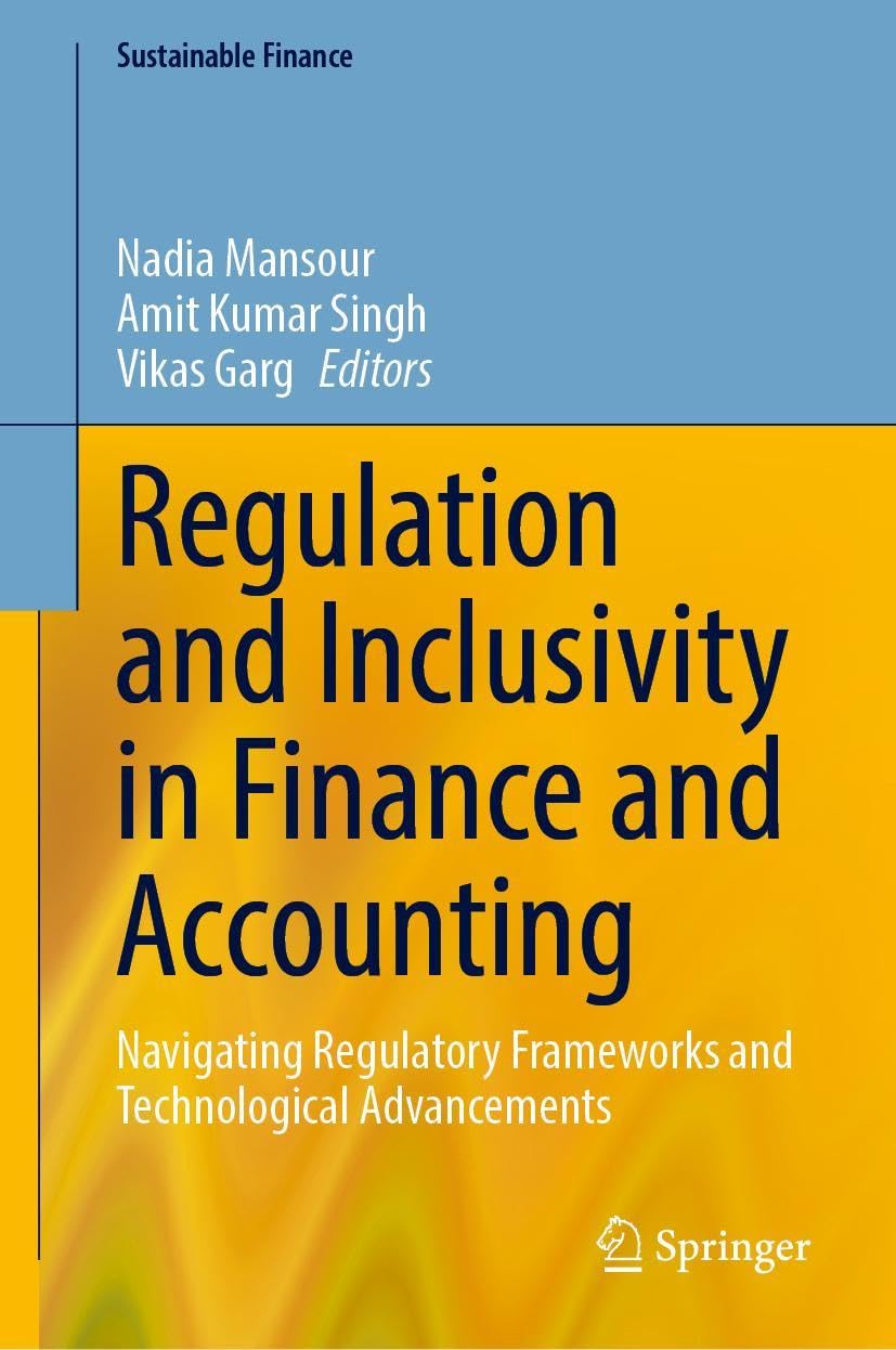 Regulation and Inclusivity in Finance and Accounting Law