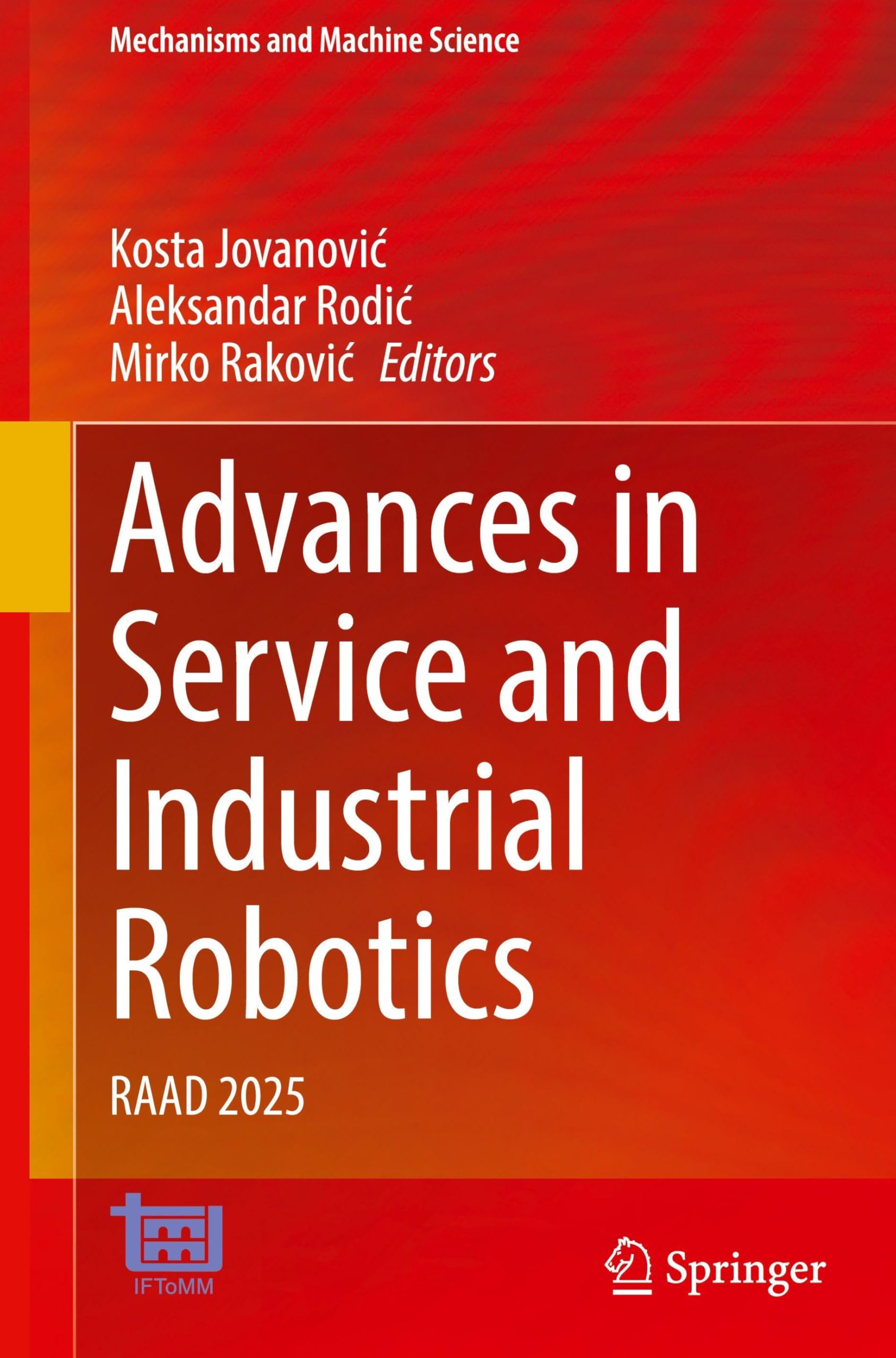 Advances in Service and Industrial Robotics Computer Science
