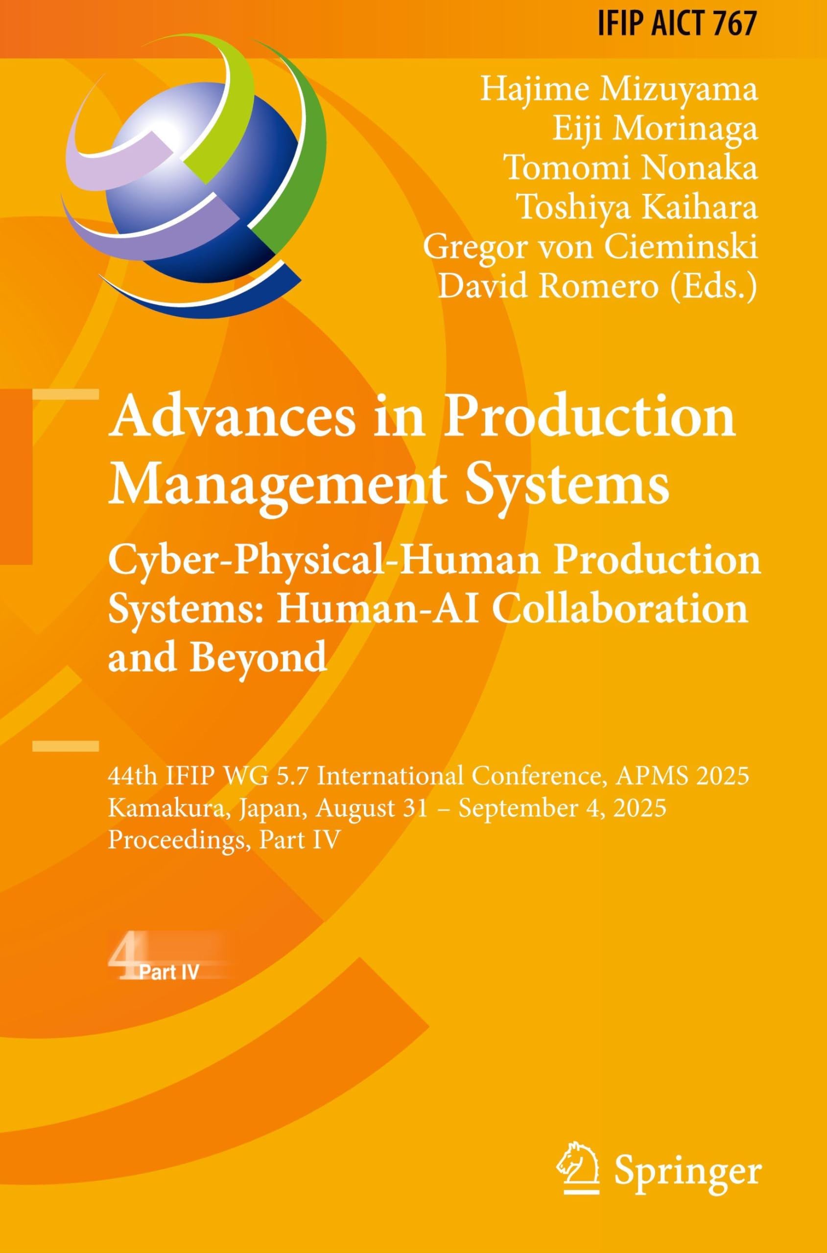 Advances in Production Management Systems. Cyber-Physical-Human Production Systems: Human-AI Collaboration and Beyond Computer Science