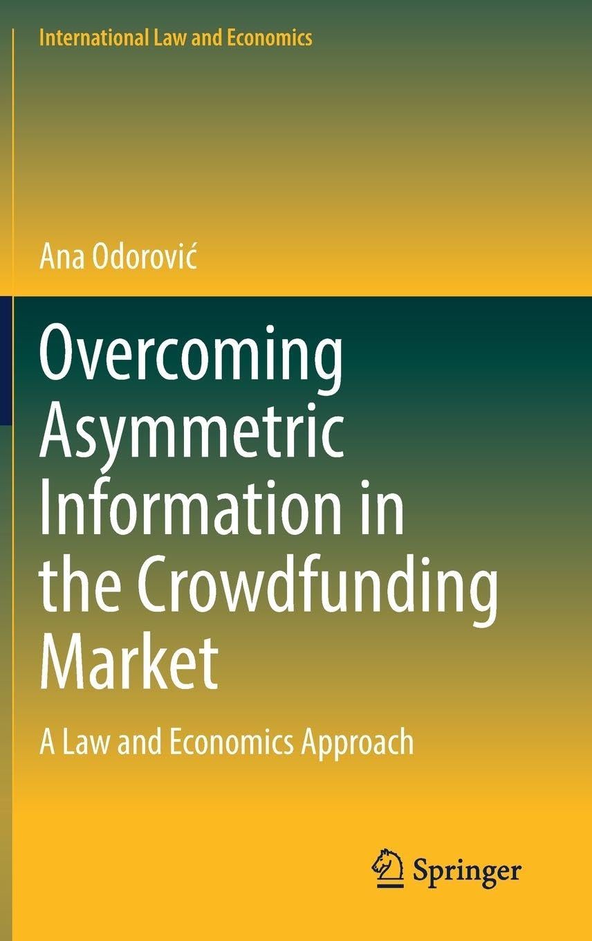 Overcoming Asymmetric Information in the Crowdfunding Market Law