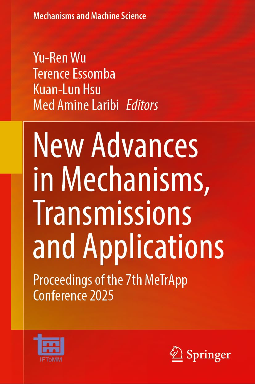 New Advances in Mechanisms, Transmissions and Applications Computer Science