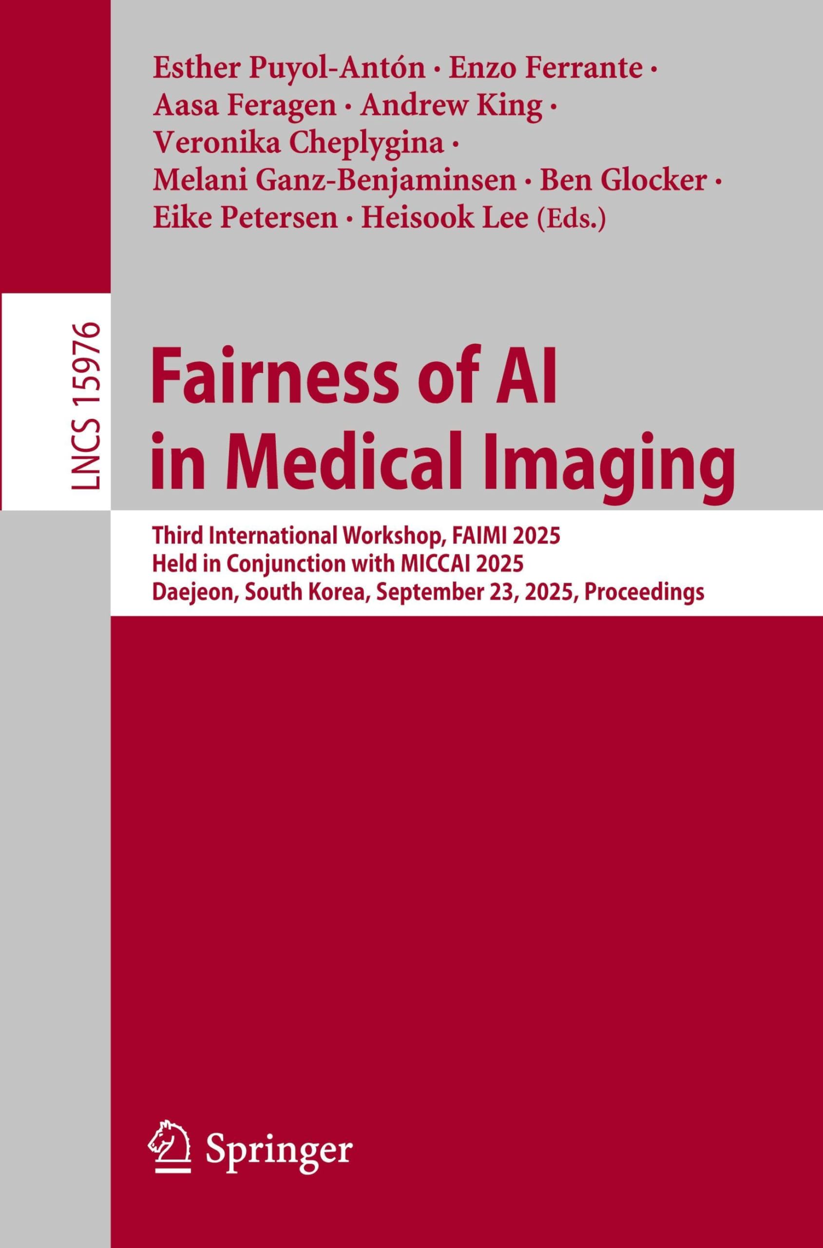 Fairness of AI in Medical Imaging Computer Science