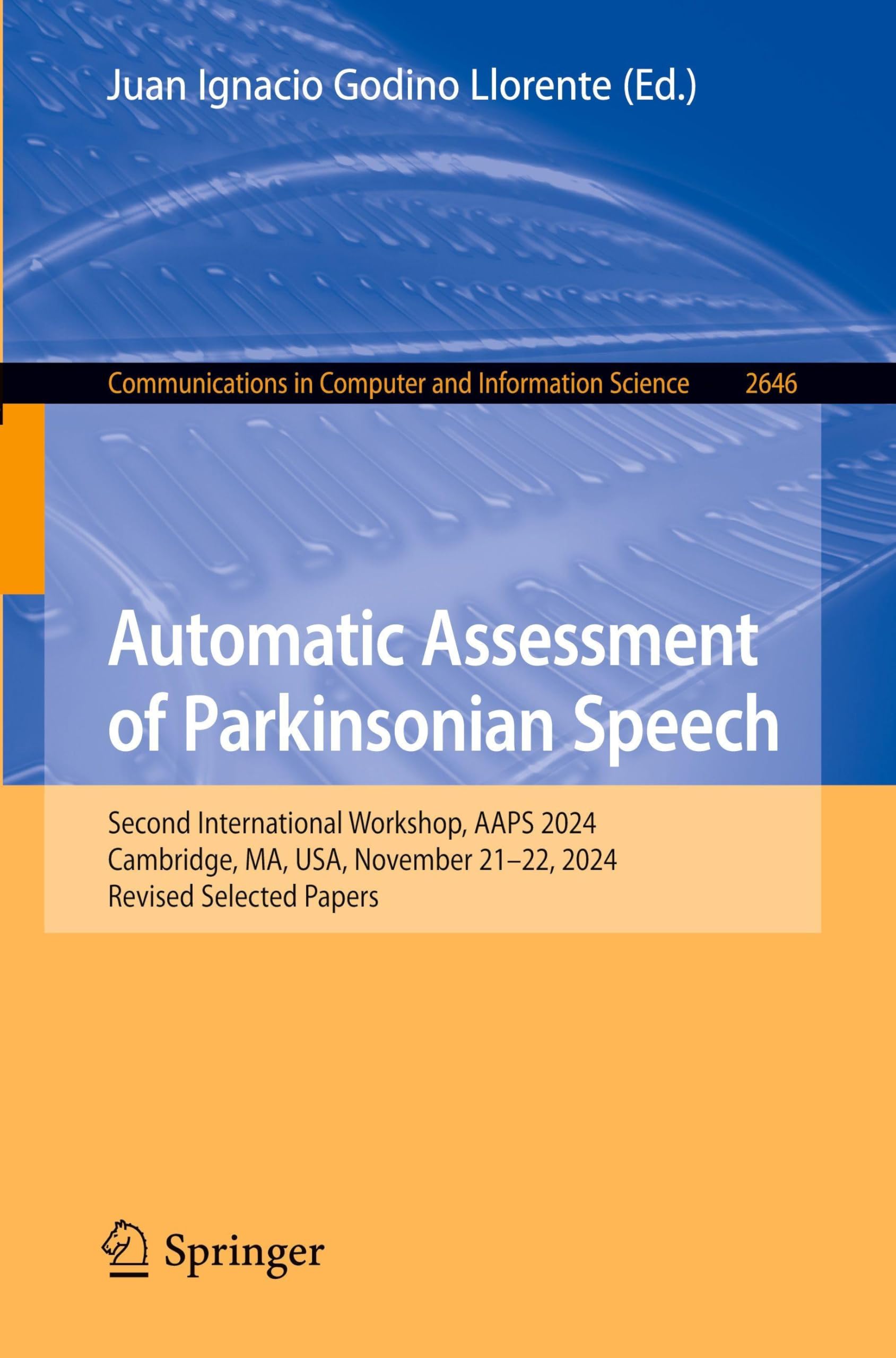 Automatic Assessment of Parkinsonian Speech Computer Science