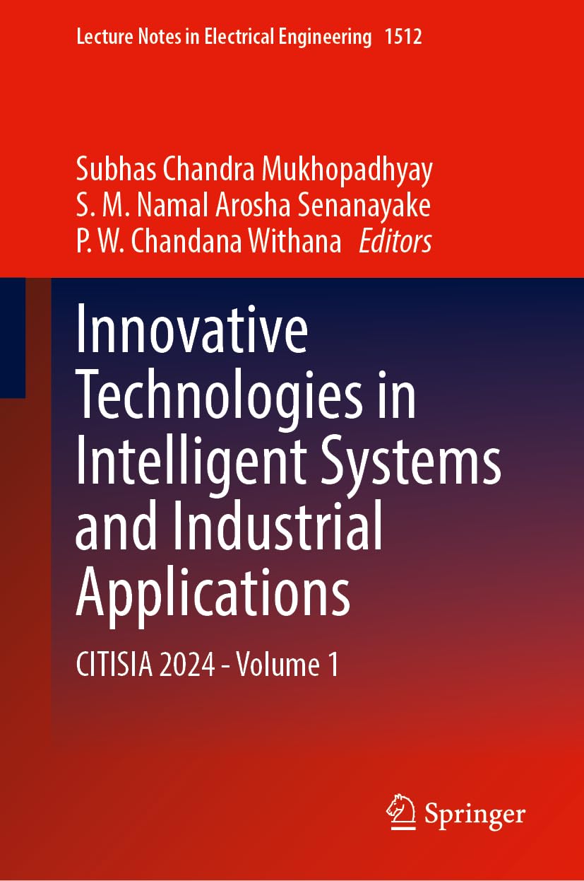 Innovative Technologies in Intelligent Systems and Industrial Applications Computer Science