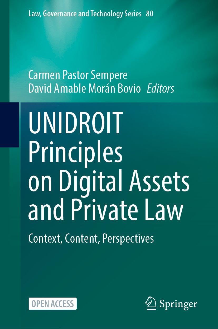 UNIDROIT Principles on Digital Assets and Private Law Law