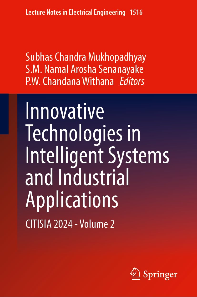 Innovative Technologies in Intelligent Systems and Industrial Applications Computer Science