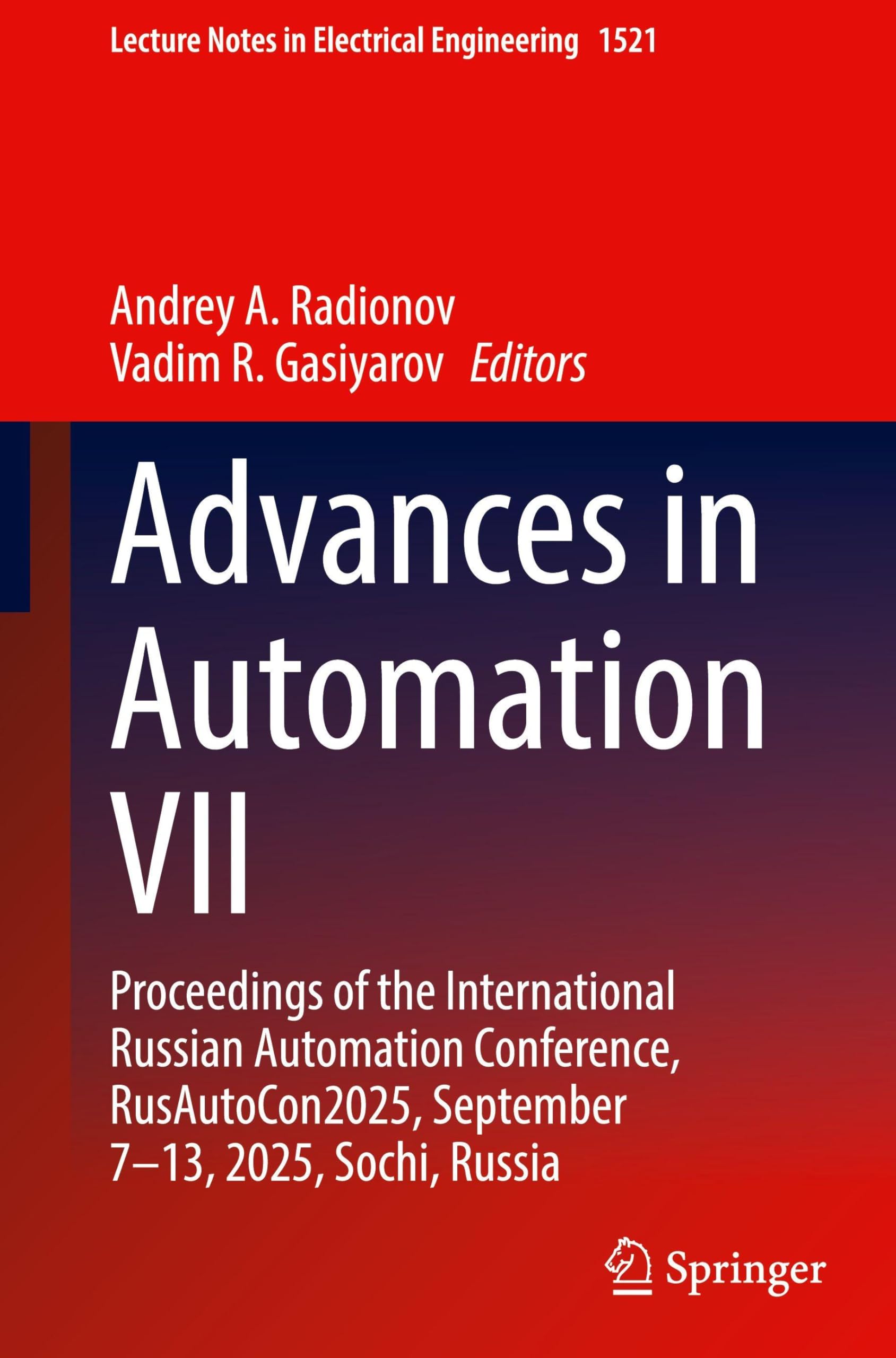 Advances in Automation VII Computer Science