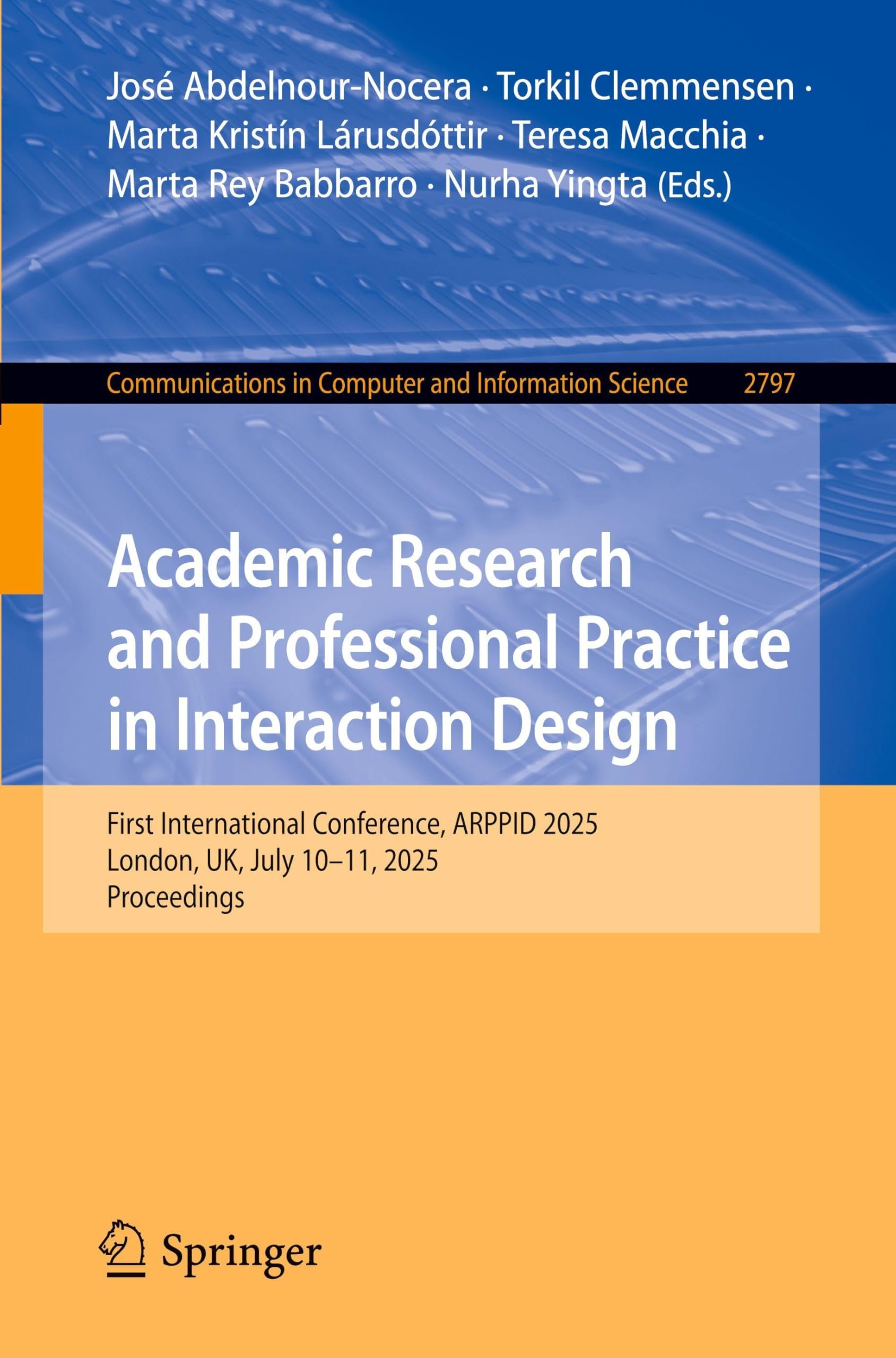 Academic Research and Professional Practice in Interaction Design Computer Science