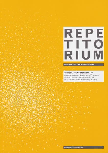 Repetitorium Wirtschaft und Gesellschaft 2016/17 (E-Profil): Vorbereitung auf die kaufmännische Lehrabschlussprüfung (E-Profil) - Meier, Philipp book