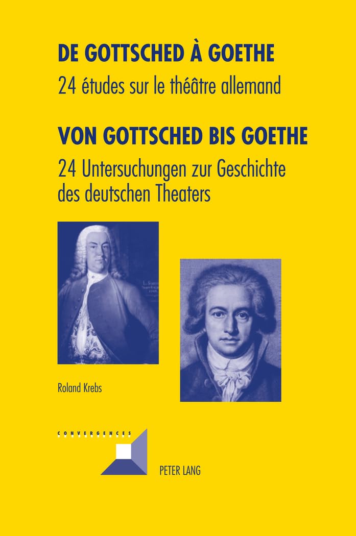 De gottsched a goethe / von gottsched bis goethe book