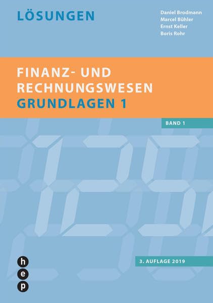 Finanz- und Rechnungswesen - Grundlagen 1: Lösungen Law