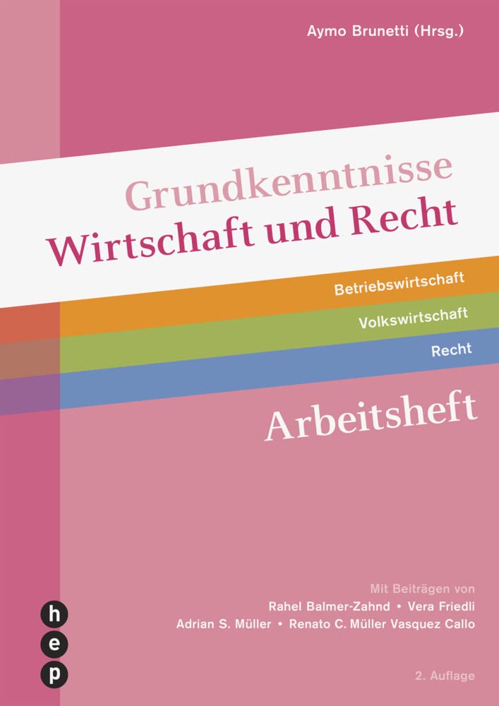 Grundkenntnisse Wirtschaft und Recht, Arbeitsheft (Print inkl. digitaler Ausgabe) Law