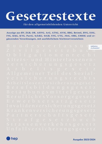 Gesetzestexte 2023/2024 (Print inkl. digitaler Ausgabe): für den allgemeinbildenden Unterricht Law