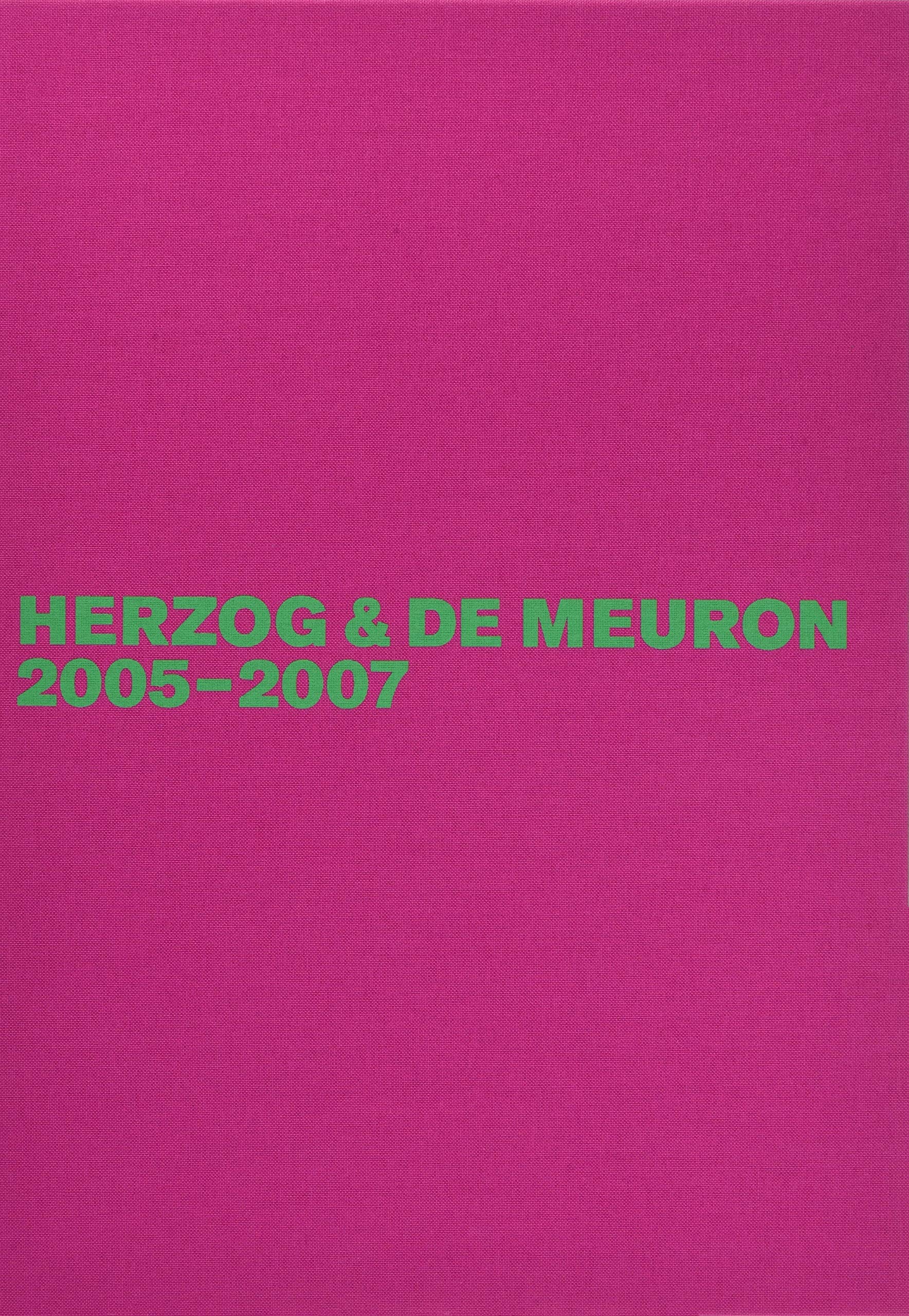 Herzog & de Meuron 2005-2007 Architecture