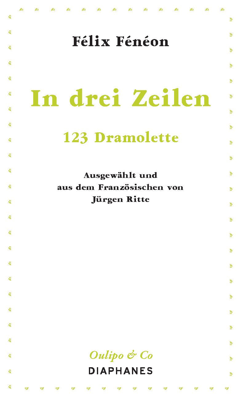In drei Zeilen Contemporary literature