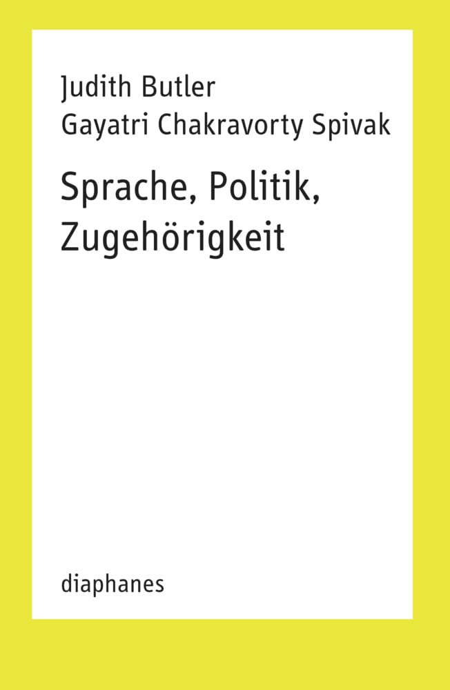Sprache, Politik, Zugehörigkeit Social Sciences