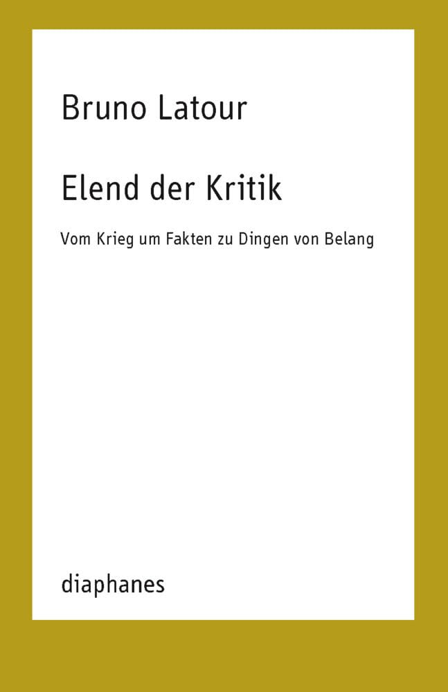 Elend der Kritik Philosophy