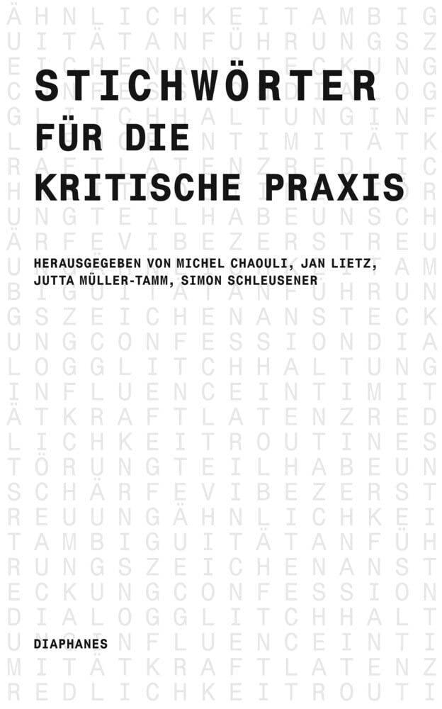 Stichwörter für die kritische Praxis Social Sciences