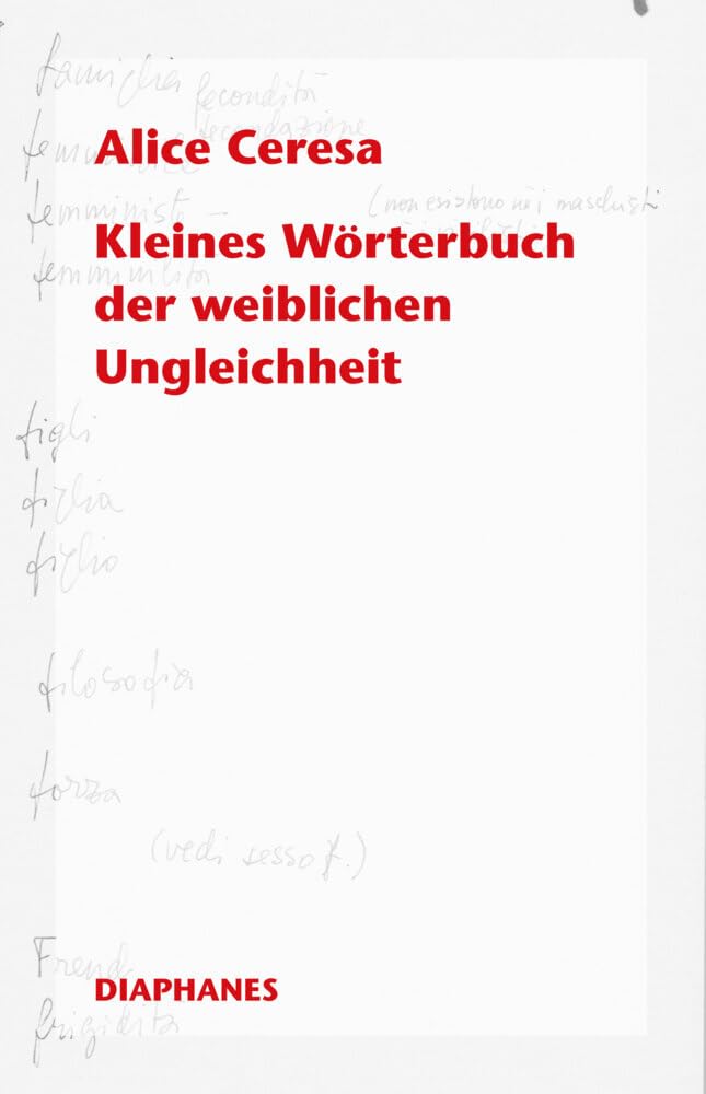Kleines Wörterbuch der weiblichen Ungleichheit Books