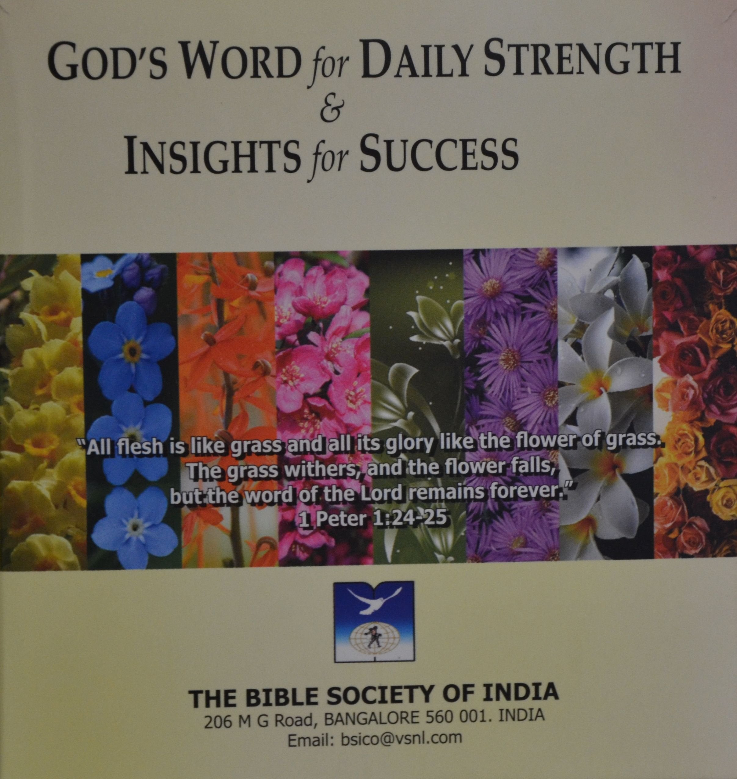 God's word for daily Strength & insights for Success Books