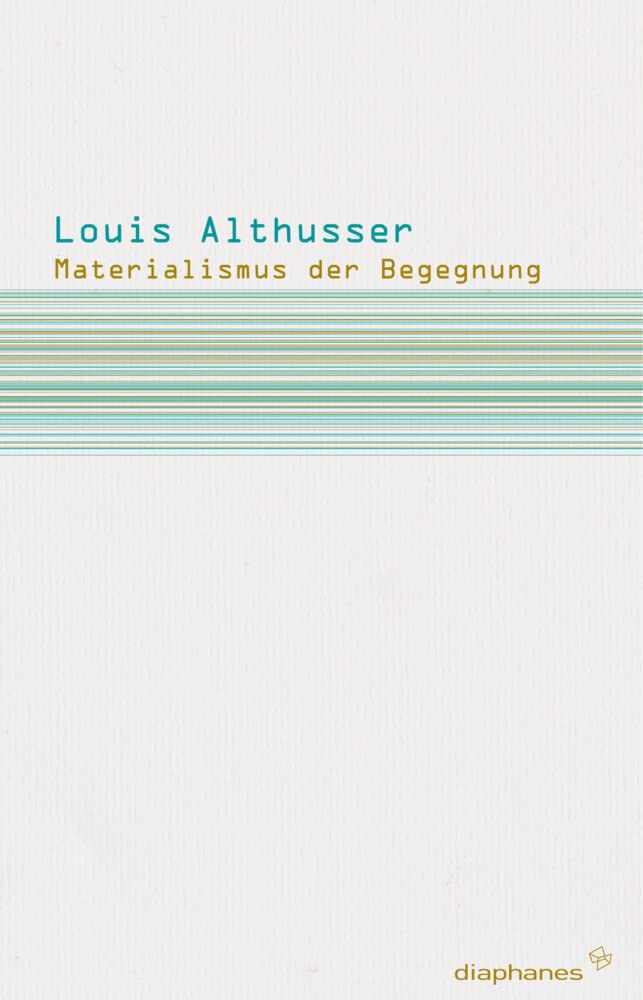 Product Image: Materialismus der Begegnung