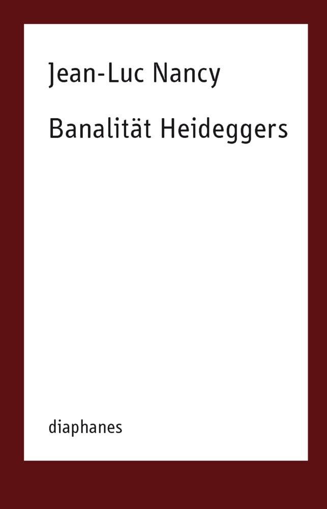 Banalität Heideggers (TransPositionen) Philosophy
