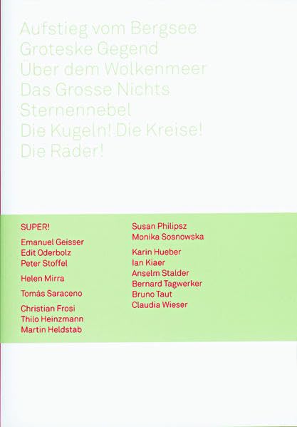 KURATOR 2007/2008 (Kurator. Gebert Stiftung für Kultur) Film, Art & Culture