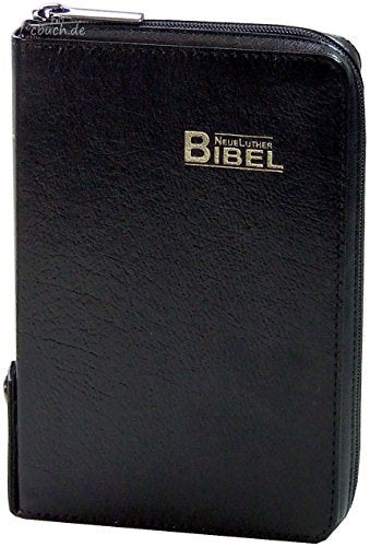 NeueLuther Taschenbibel - schwarz mit Reißverschluss, Griffregister und Goldschnitt Books