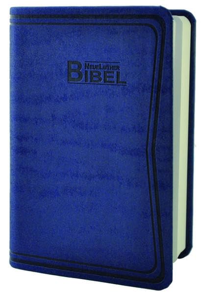 NeueLuther Bibel: Luther 2009 - Softcover PU blau Religion & Esotericism