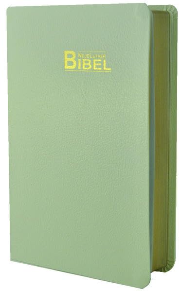 NeueLuther Bibel: Luther 2009 - Lederfaserstoff weiß - Goldschnitt Religion & Esotericism