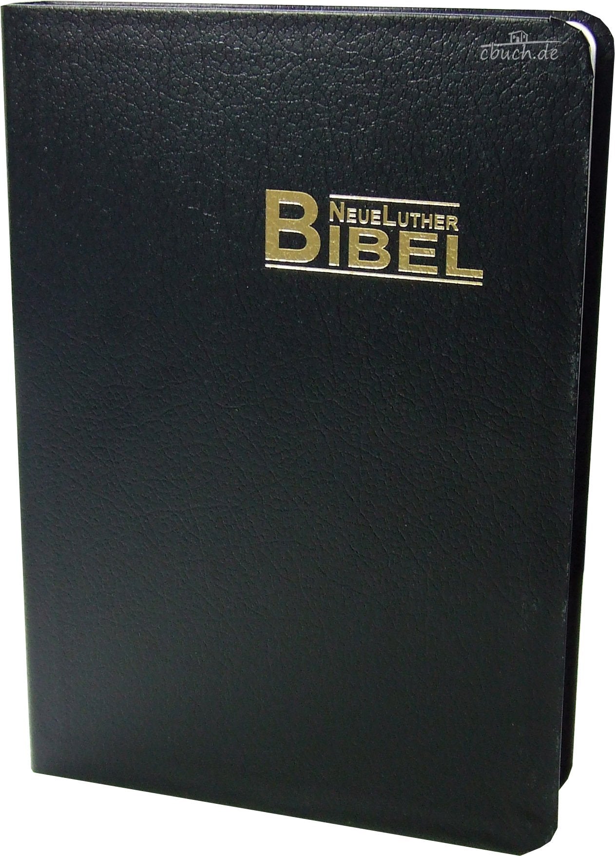 NeueLuther Bibel, Großausgabe: Luther 2009 - Lederfaserstoff schwarz Religion & Esotericism
