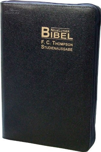 Thompson Studienausgabe - Fibroleder/schwarz RV, Goldschnitt und Register Books