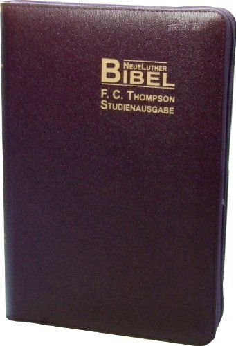 Thompson Studienausgabe - Fibroleder/bordeaux RV, Goldschnitt und Register Books