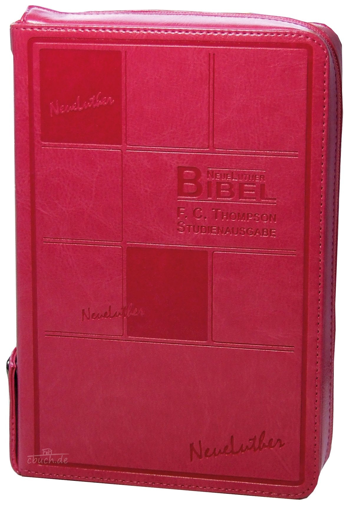 F.C. Thompson Studienbibel: NeueLuther Bibel - Luther 2009 - Kunstleder PU pink, Griffregister, Reißverschluss: Nach der Übersetzung Martin Luthers ... als "Kernstellen" in halbfetter Schrift Religion & Esotericism