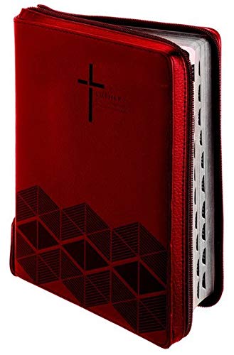 Luther21 - F.C. Thompson Studienausgabe - Reißverschluss, Kunstleder PU rot book