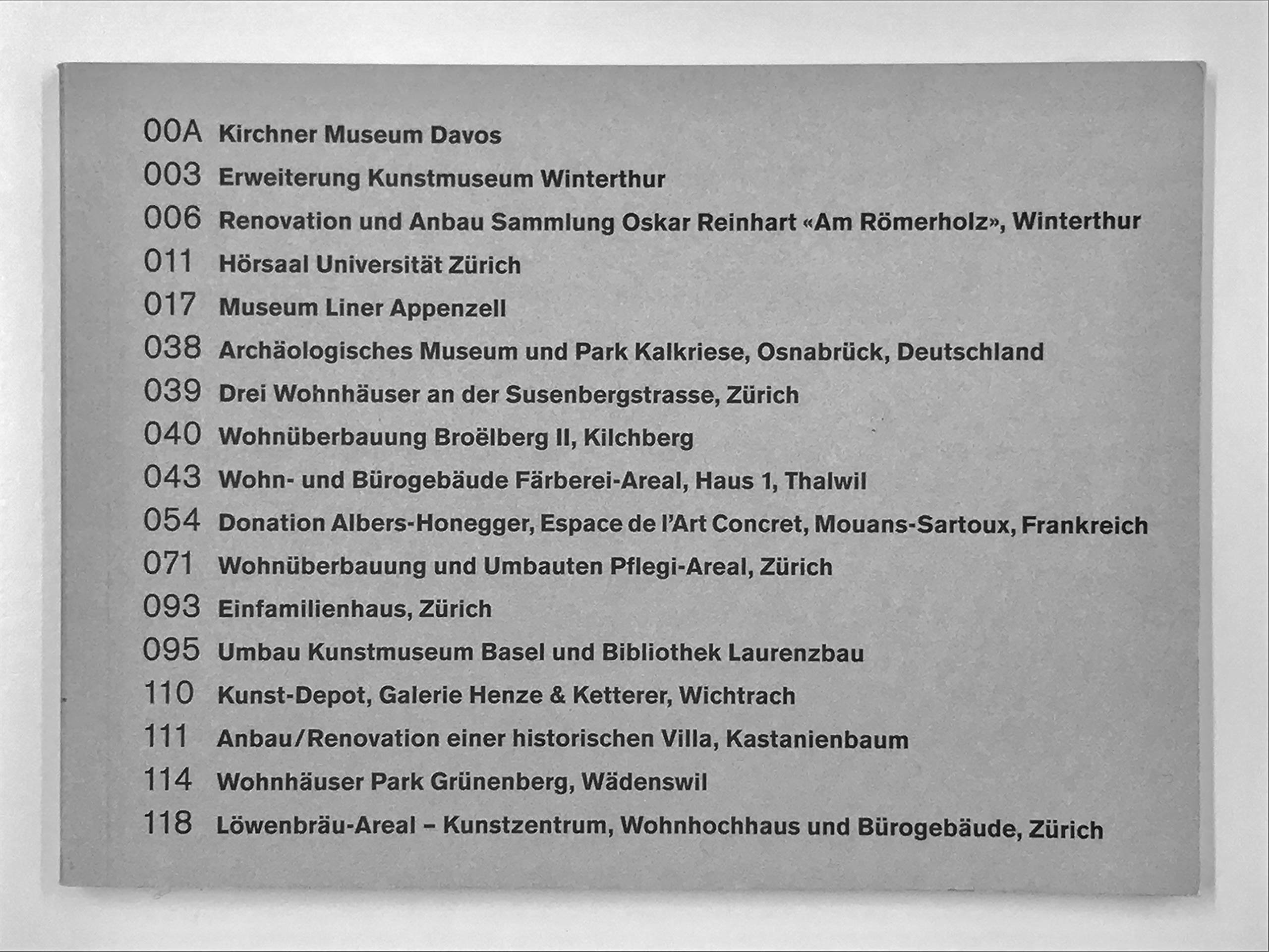 Gigon/Guyer Architekten: Arbeiten 2001 - 2011 Architecture