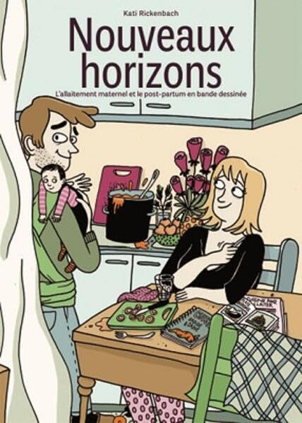 Nouveaux Horizons - L'allaitement maternel et le post-partum en bnde dessinée book
