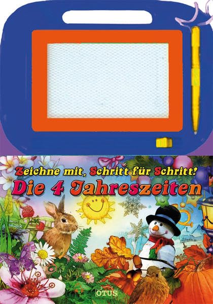 Zaubertafel - Die 4 Jahreszeiten: Zeichne mit, Schritt für Schritt Non-fiction