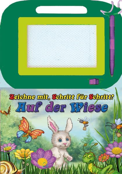 Zaubertafel - Auf der Wiese: Zeichne mit, Schritt für Schritt Non-fiction