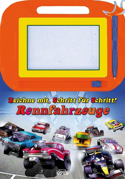 Zaubertafel - Rennfahrzeuge: Zeichne mit, Schritt für Schritt Leisure & Fun