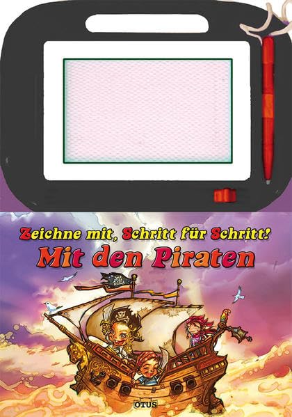 Zaubertafel - Mit den Piraten: Zeichne mit, Schritt für Schritt Non-fiction