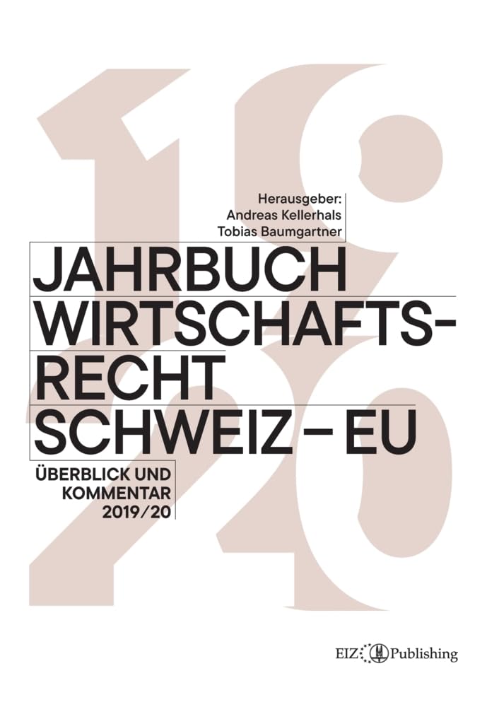 Jahrbuch Wirtschaftsrecht Schweiz - EU book