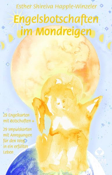 Engelsbotschaften im Mondreigen: Deck mit Karten Religion & Esotericism